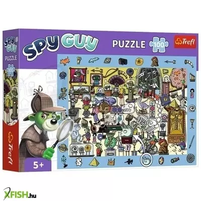 Trefl: Spy Guy Múzeum nyomozós képkereső puzzle - 100 darabos