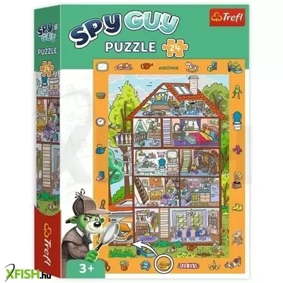 Trefl: Spy Guy Társasház nyomozós képkereső puzzle - 24 darabos