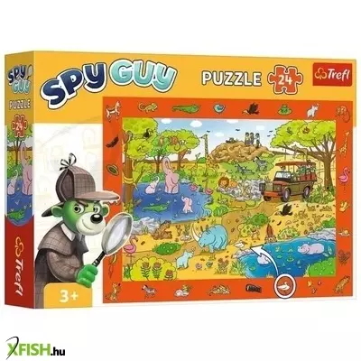 Trefl: Spy Guy Szafari nyomozós képkereső puzzle - 24 darabos