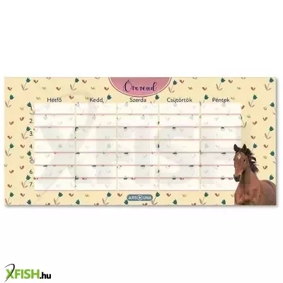 Wild and Free: Egylapos lovacska mintás órarend