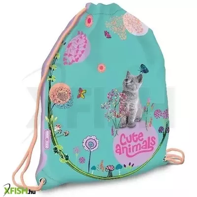 Cute Animals: Cica mintás tornazsák