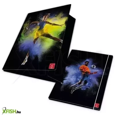 Pigna: Sportoló mintás gumis mappa, A4 - többféle