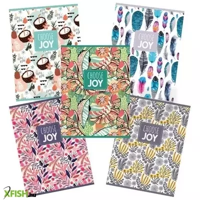 PD School: Choose Joy vonalas füzet - A4, többféle