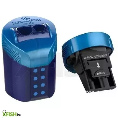 Faber-Castell: RollOn dupla tartályos hegyező - kék