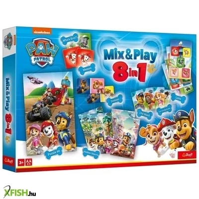 Trefl: Mancs őrjárat 8 az 1-ben társasjáték