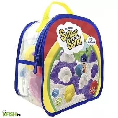 Super Sand: Szuper homok szett hátizsákban, homokozó formákkal
