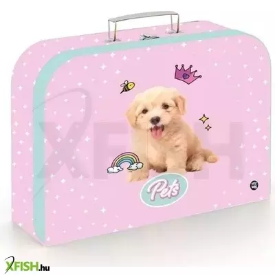 Oxybag: Kiskutya mintás tárolóbőrönd, A4