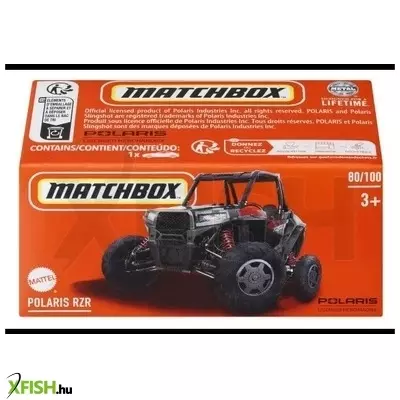 Matchbox: Polaris RZR kisautó papírdobozban