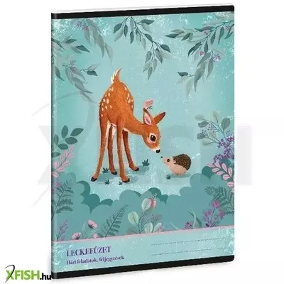 My Secret Garden: Őzike mintás leckefüzet, A5