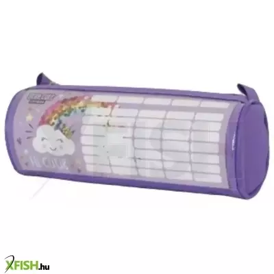 Stay Cute: Szivárvány mintás, bedobós, hengeres tolltartó - többféle