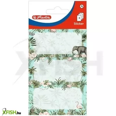 Herlitz: Füzetcímke, 9 db-os - Tropical