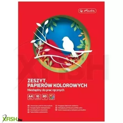 Herlitz: Fényes kivágópapír - A4, 10 ív, 80 g