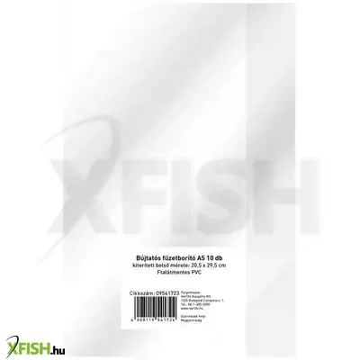 Füzetborító: 10 db-os, A5