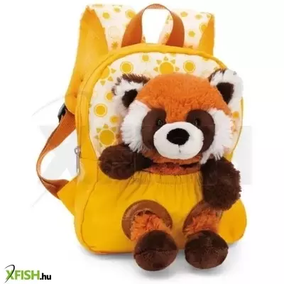 NICI: Hátizsák plüss vöröspandával - sárga