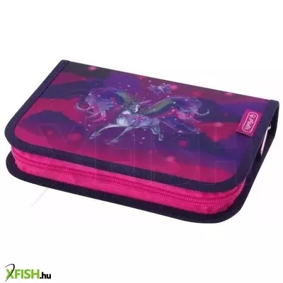 Magic Unicorn: Kihajtható tolltartó, kétklapnis - töltött