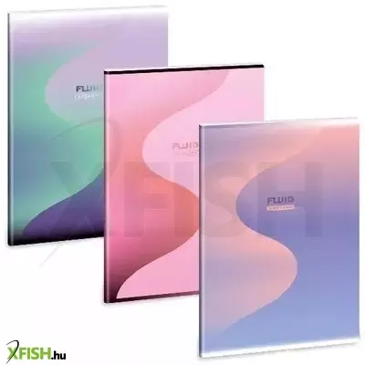 Fluid: Extra kapcsos vonalas füzet - A4 - többféle