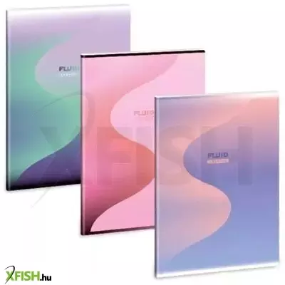 Fluid: Extra kapcsos négyzetrácsos füzet, A4 - többféle