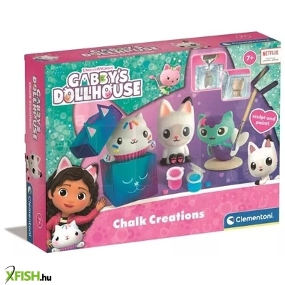 Clementoni: Gabi babaháza - Csináld magad gipszöntő készlet