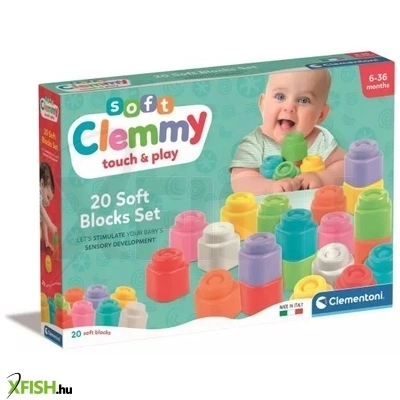 Clemmy: Puha építőelemek - 20 db-os