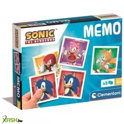 clementoni: sonic, a sündisznó memóriajáték
