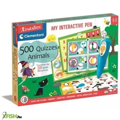 clementoni: kvíz játékszett interaktív tollal
