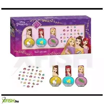 Disney Hercegnők: Körömlakk szett - 3 db-os