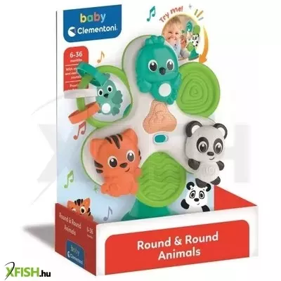 Clementoni: Interaktív körhinta - Vidám állatok