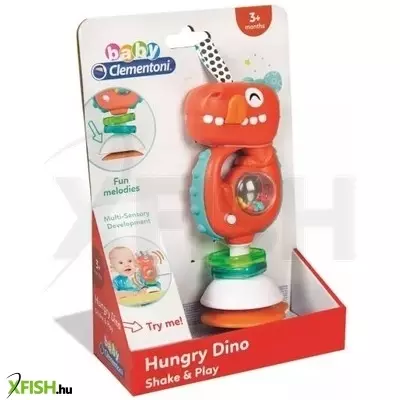 Clementoni: Interaktív csörgő - Éhes dinócska