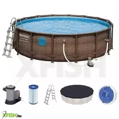 Bestway: Power Steel Swim Vista fémvázas medence szett - 549 x 122 cm 56977