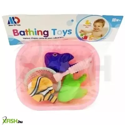 Halacskák hálóval fürdőjáték