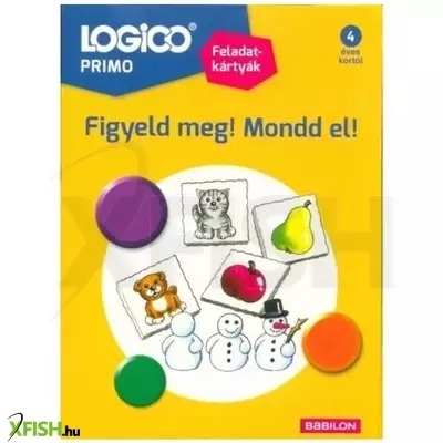 Logico Primo: Figyeld meg! Mondd el! - Feladatkártyák