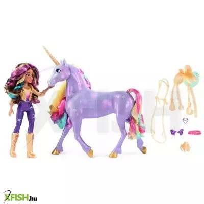 Unikornis Akadémia: Világító Csillag unikornis és Sophia játékbaba