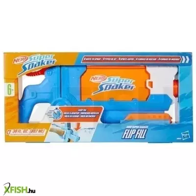 nerf: super soaker flip fill vízipisztoly fegyver