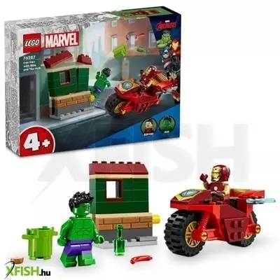 LEGO® Marvel Vasember motorral és Hulk 76287