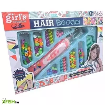 Hajfonó készlet gyöngyökkel