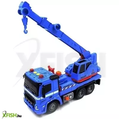 Teherautó daruval, fény-és hanghatásokkal