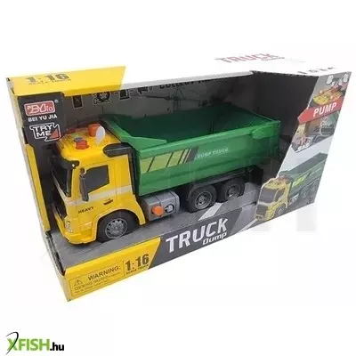 Dömper teherautó fény és hanghatásokkal