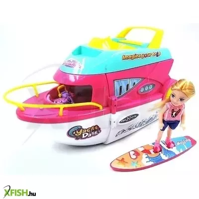 Lakóhajó szett babával - 7 db-os