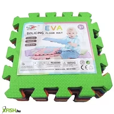puzzle játszószőnyeg - színes