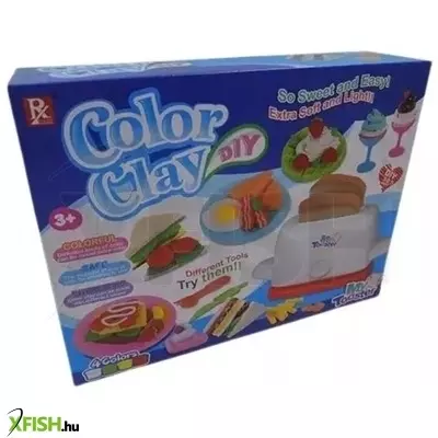 reggeliző gyurmaszett kenyérpirítóval