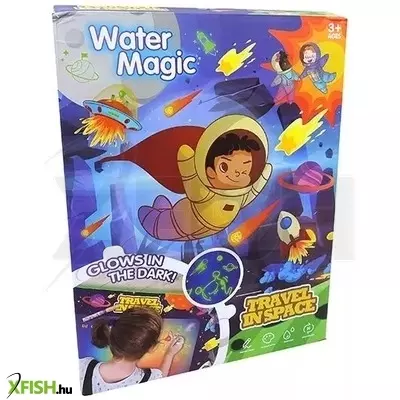 maszatmentes rajzszőnyeg világűr mintákkal - 100 x 70 cm