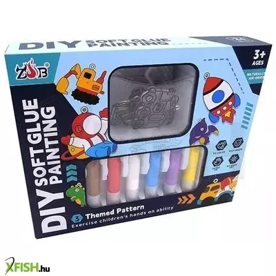 kulcstartó készítő készlet autó mintákkal