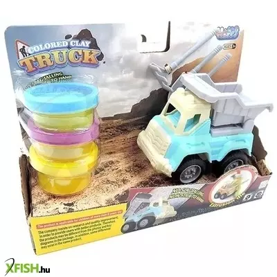 Gyurmaszett játék munkagéppel - többféle