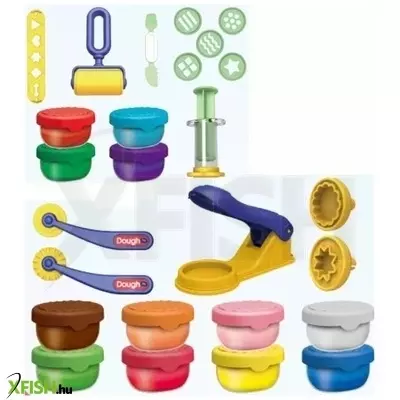 Formázó gyurmaszett - 28 db-os