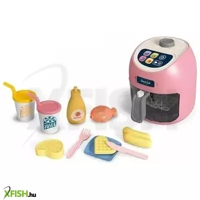 air fryer játékszett hang- és fényhatásokkal - kék