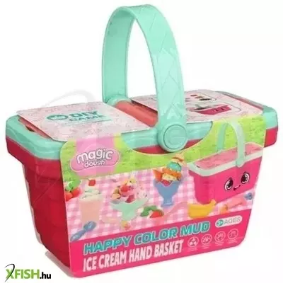 Fagylaltos piknikkosár gyurmaszett