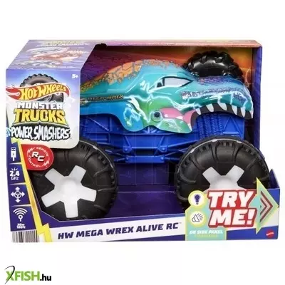 Hot Wheels: Monster Trucks távirányítós interaktív Mega Wrex