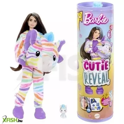 Barbie: Cutie Reveal meglepetés baba, 7. sorozat - Zebra