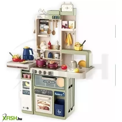 Játékkonyha szett kiegészítőkkel - szürke
