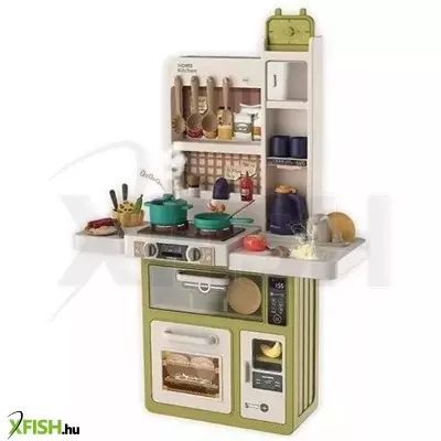 Játékkonyha szett kiegészítőkkel - zöld